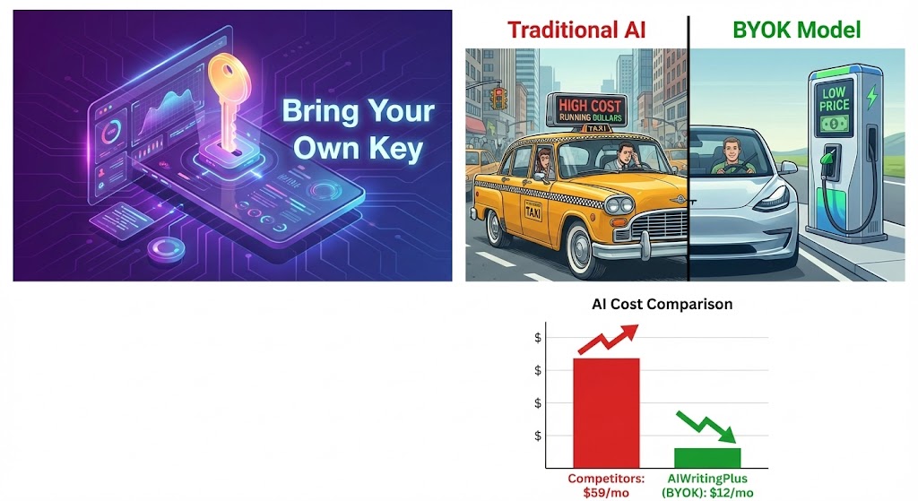 What is the "Bring Your Own Key" (BYOK) AI Model? Stop Paying for Credits.